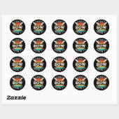 Sticker Rond Rangez-vous avec l'équipe d'équipage de conduite a (Feuille)