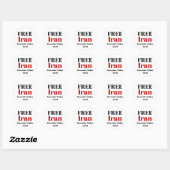 Sticker Rond RAPPEL IRAN LIBRE Mahsa Amini (Feuille)
