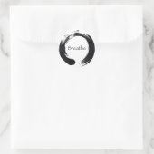 Sticker Rond Rappelez-vous de respirer ! (Sac)