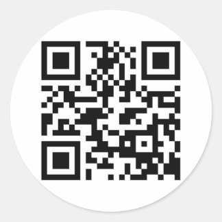 Sticker Rond Rapport sur la drogue Code QR sur le site Web