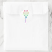 Sticker Rond Raquette de tennis (Sac)