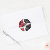 Sticker Rond Rasberries et Blackberry (Enveloppe)