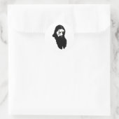 Sticker Rond Raspoutine (noir) (Sac)