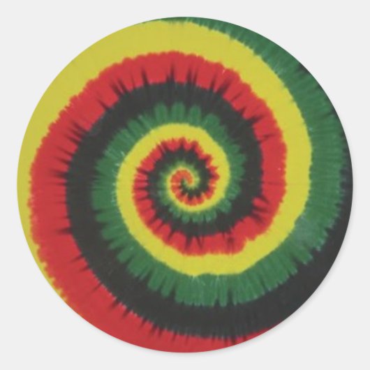Sticker Rond Rasta (Devant)