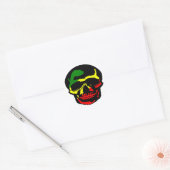 STICKER ROND RASTA LOOCKY (Enveloppe)