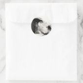 Sticker Rond Rat en train de couler ! (Sac)