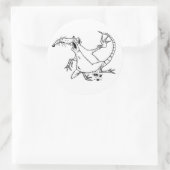 Sticker Rond rat ennemi (Sac)