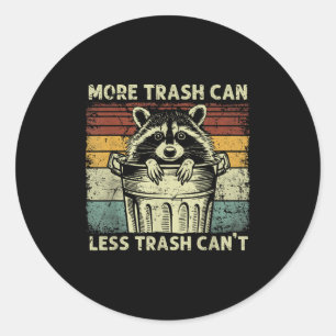 Sticker Rond Raton Laveur Ordures C'est Appelé Poubelle Pas Ord
