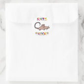 STICKER ROND RATS ROCK (Sac)