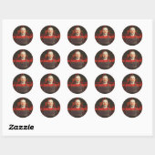 Sticker Rond Ravachol-Portrait (Feuille)