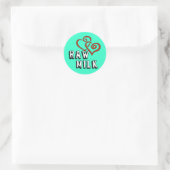 Sticker Rond Raw Milk (Sac)