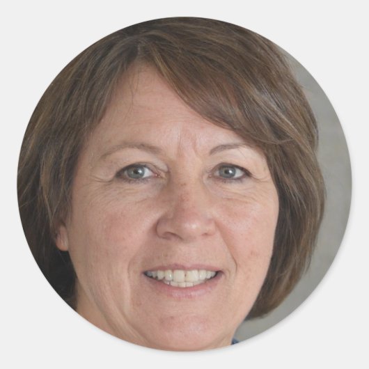 Sticker Rond Rayonner l'amour (Devant)