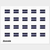 STICKER ROND RAYURES DE CUIR VOLANT (Feuille)