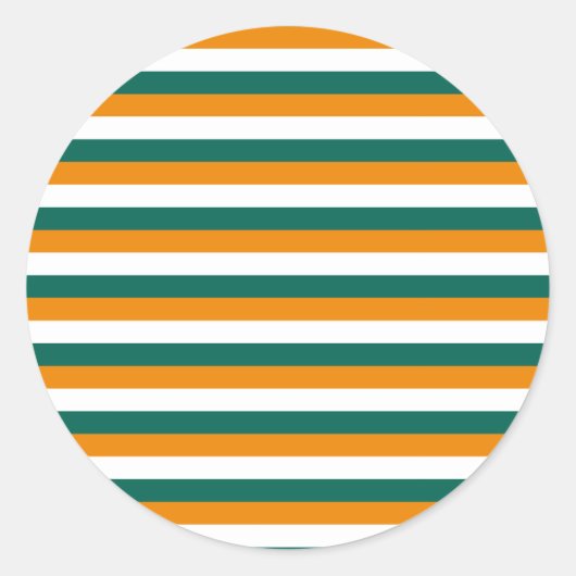 Sticker Rond rayures du drapeau de Chypre (Devant)