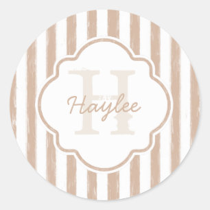 Sticker Rond Rayures peintes par Tan de très bon goût