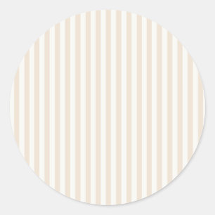 Sticker Rond Rayures Simples - Lin Souple