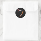Sticker Rond Razor droit (Sac)