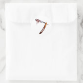 Sticker Rond Razor droit (Sac)