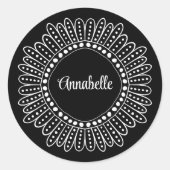 Sticker Rond RBG I Collar de dissidence, Ruth Bader Ginsburg (Devant)