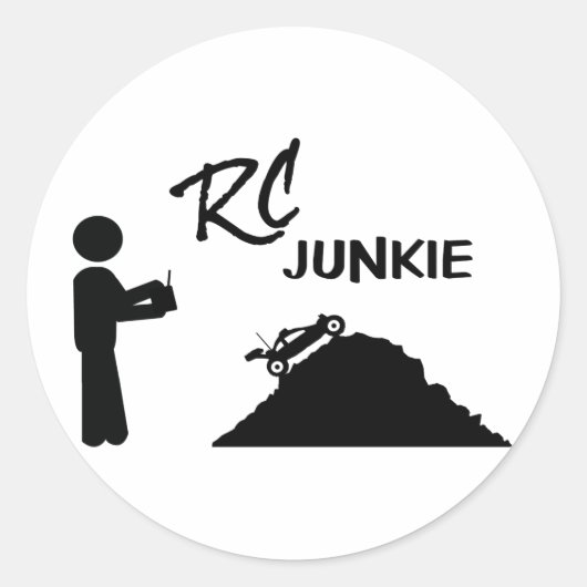 Sticker Rond RC Junkie (Devant)