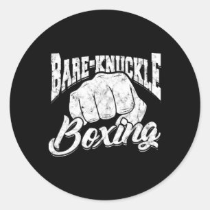 Sticker Rond Re-knuckle Boxe - Re-knuckle Sport et Fitness
