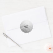 Sticker Rond Realistic Ball | Golf Coach (Enveloppe)