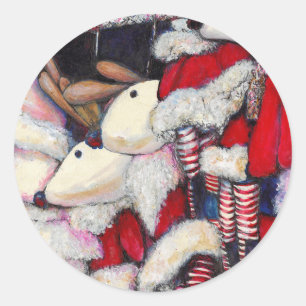 Sticker Rond Réalité sur les vacances