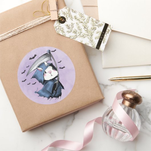 Sticker Rond Reaper Bunny (Cadeaux)