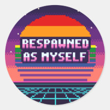 Réapparu en tant que moi-même Fierté Pixel Autocol