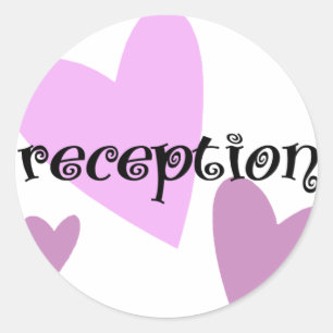 Sticker Rond Réception