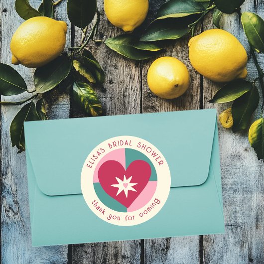 Sticker Rond Réception de mariage bord de mer moderne mignon PE