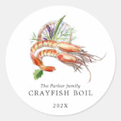 Sticker Rond Réchauffe minimale (Devant)