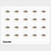 Sticker Rond Recher Sunfish - Shellcracker (Feuille)