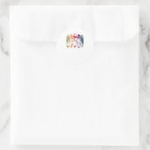 Sticker Rond Recherche de vagues (Sac)