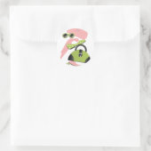 Sticker Rond Recherche mode (Sac)