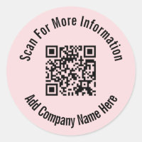 Rechercher plus d'informations Code QR rose pâle n