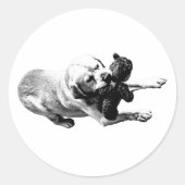 Sticker Rond Réclamé (Devant)