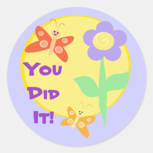 Sticker Rond Récompense faite sur commande/d'autres