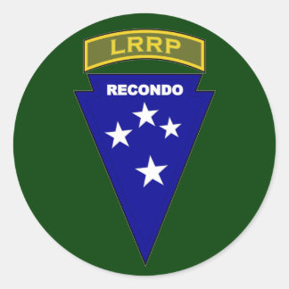 Sticker Rond Recondo LRRP - Amérique 1