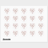 Sticker Rond Reconnaissant - N'oubliez Jamais La Différence Que (Feuille)