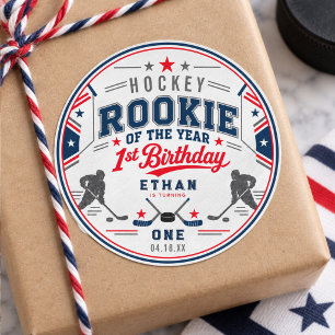 Sticker Rond Recrue de l'année Billets de hockey pour un 1er an