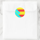 Sticker Rond Rectangles (Sac)