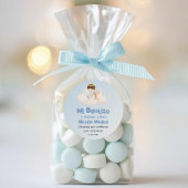 Sticker Rond Recuerdos Bautizo mignon Baptême Première année Fa