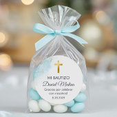 Sticker Rond Recuerdos de Bautizo Baptême Christening Faveurs