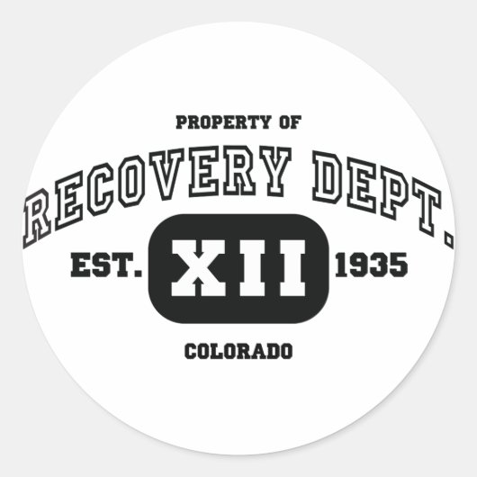 Sticker Rond Récupération COLORADO (Devant)
