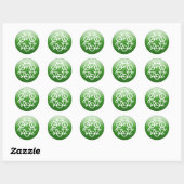STICKER ROND RECYCLE (Feuille)
