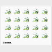 Sticker Rond Recycle Hawaii (Feuille)