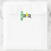 Sticker Rond Recycler la case 1 (Sac)