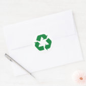 Sticker Rond Recycler les produits et l'écologie Designs! (Enveloppe)