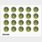Sticker Rond recycler maintenant (Feuille)